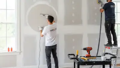 Professional drywall repair and wall restoration by house painters in Andover, MA