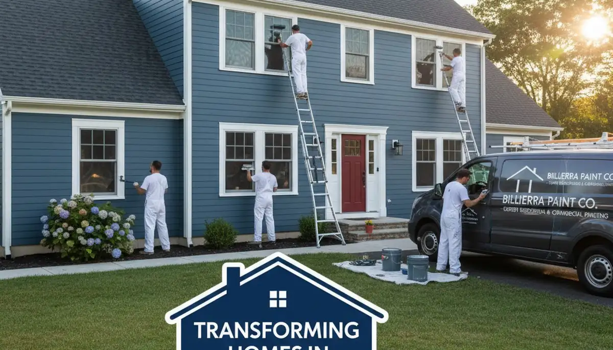 House painters in Andover, MA providing professional interior and exterior painting services