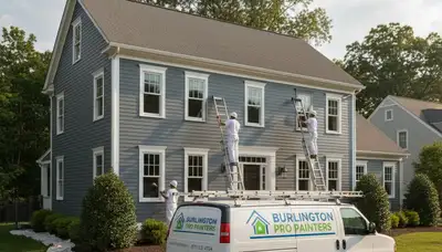 Professional house painting service in Andover, MA for exterior and interior home projects