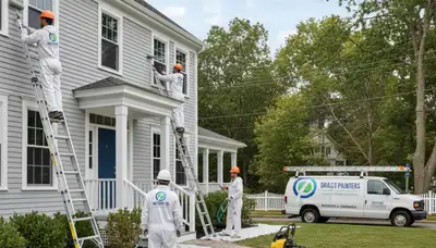 Professional house painters serving Andover, MA for interior and exterior painting services
