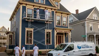 House painters in Andover, MA providing professional exterior and interior painting services