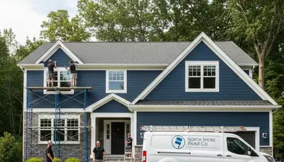 Andover, MA house painters providing professional interior and exterior painting services
