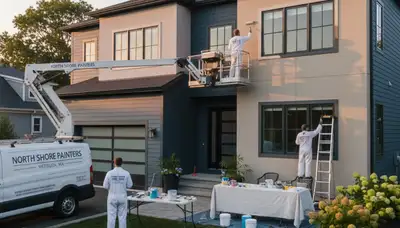 Professional house painting service in Andover, MA for residential exterior and interior painting
