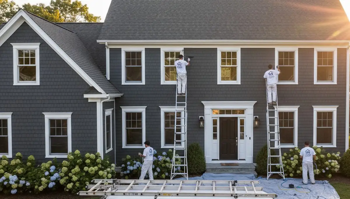 Professional house painters in Andover, MA providing interior and exterior painting services