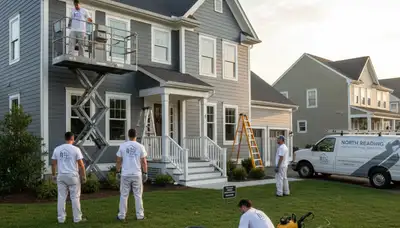 Andover, MA house painting service by professional painters for exterior and interior homes