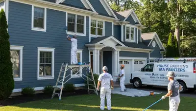 Andover, MA house painters providing exterior and interior painting services for local homes