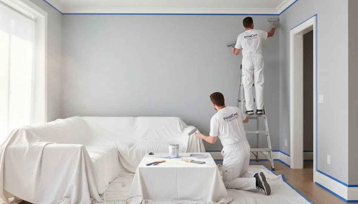 Professional interior house painting in Andover, MA by expert painters transforming New England homes